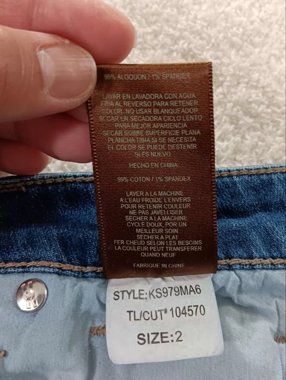 Kut from the Kloth Womens Sz 2 Catherine Boyfriend Shorts Bermuda Jean Jorts - Picture 8 of 8